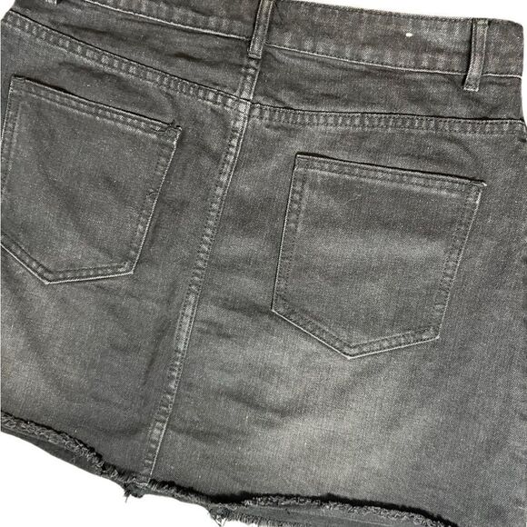 Cotton On denim jean mini skirt black size 10 - Picture 4 of 10